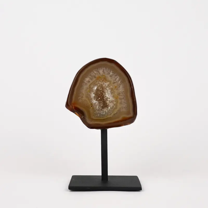 Agaat Geode S Op Standaard Nr. 248