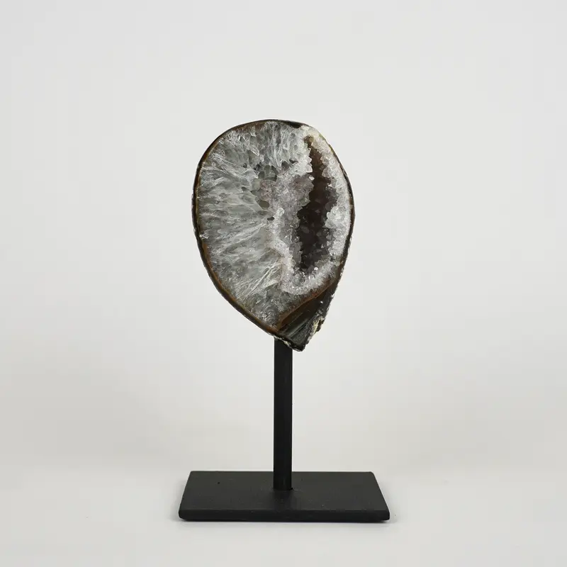 Agaat Geode S Op Standaard Nr. 256