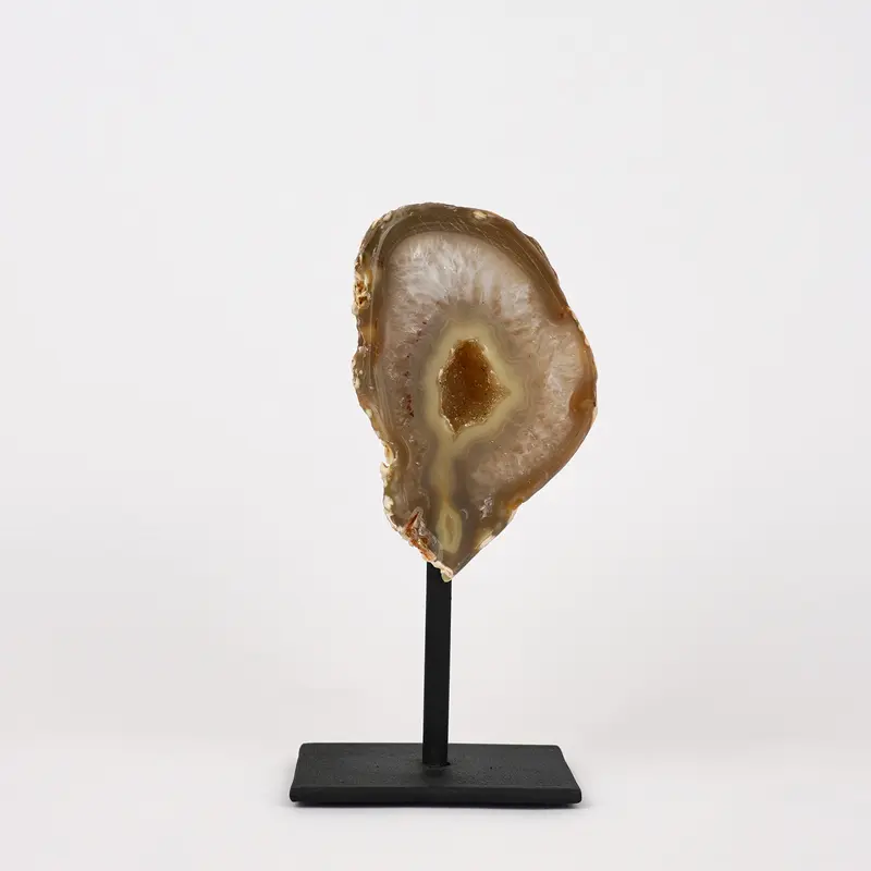 Agaat Geode S Op Standaard Nr. 434