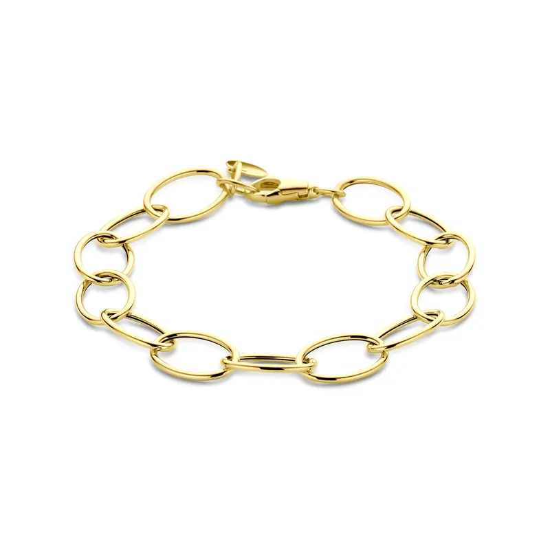 Armband 10 mm 19 cm 14K geelgoud – 4034540