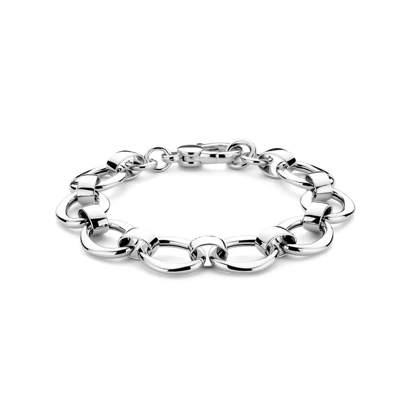 Armband 13,5 mm 19 cm zilver