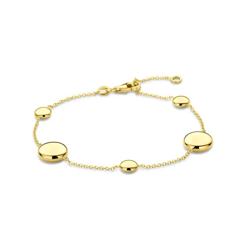 Armband 17 - 19 cm 14K geelgoud 10 mm – 4034440