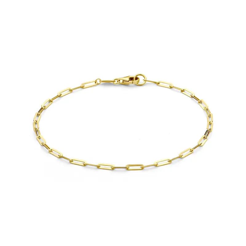 Armband 2 mm 19 cm 14K geelgoud