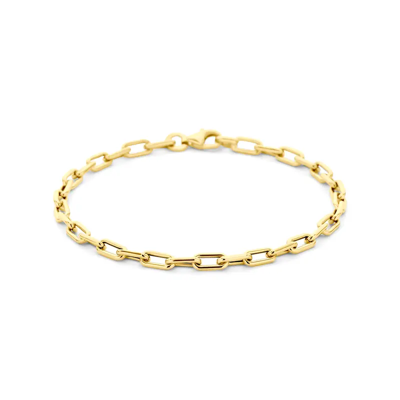 Armband 3,5 mm 9K geelgoud 18 cm