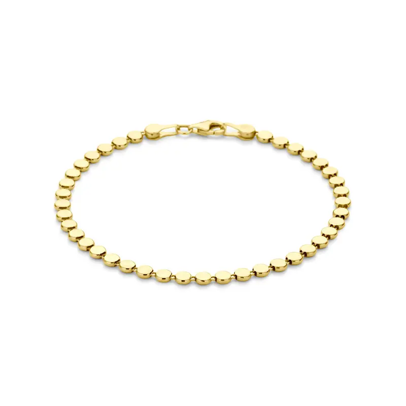 Armband 3,6 mm 18,5 cm 14K geelgoud