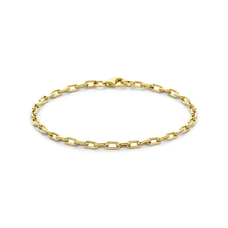 Armband 3 mm 14K geelgoud 18 cm