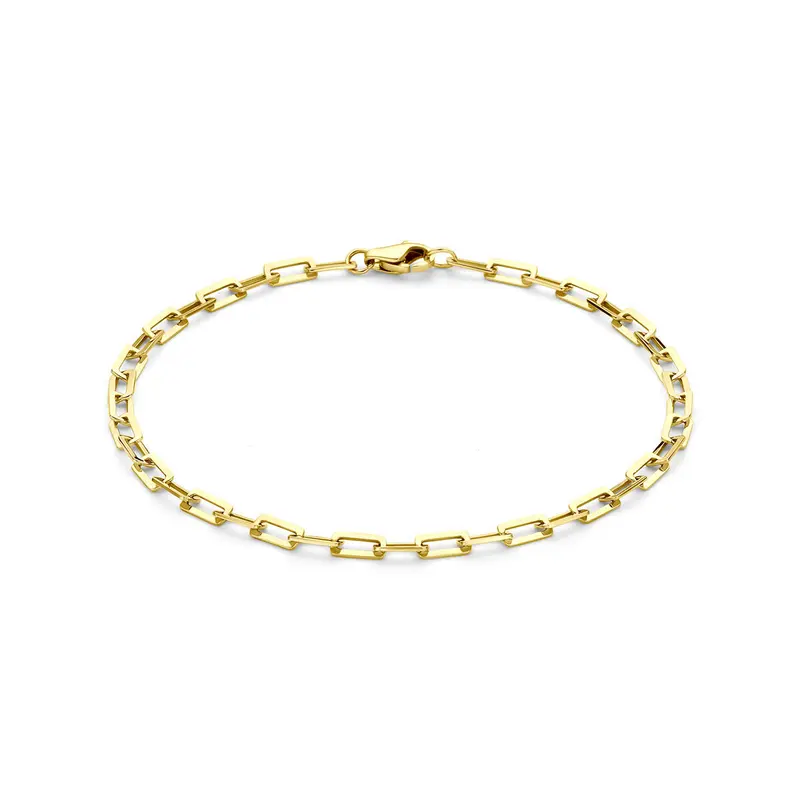 Armband 3 mm 19 cm 14K geelgoud – 4034357