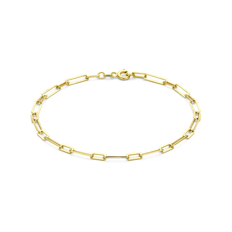 Armband 3 mm 19 cm 14K geelgoud – 4034358