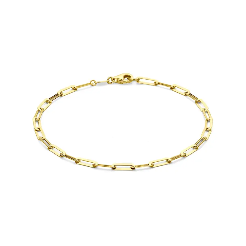 Armband 3 mm 19 cm 14K geelgoud – 4034362