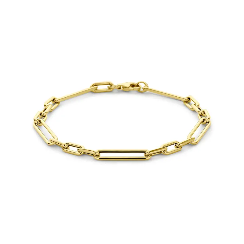Armband 4,3 mm 14K geelgoud 19 cm