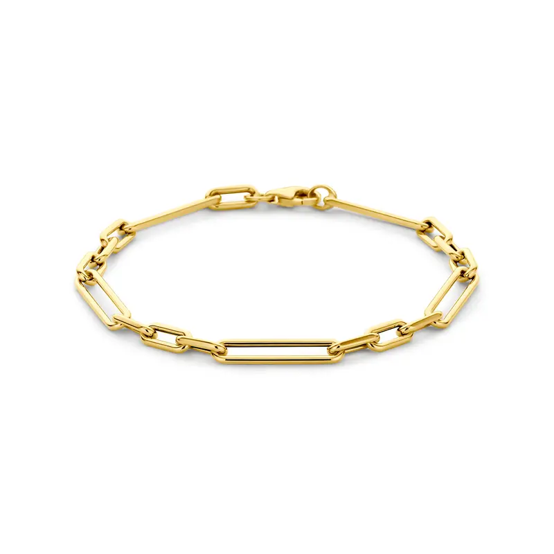 armband 4,3 mm 19 cm 14K geelgoud