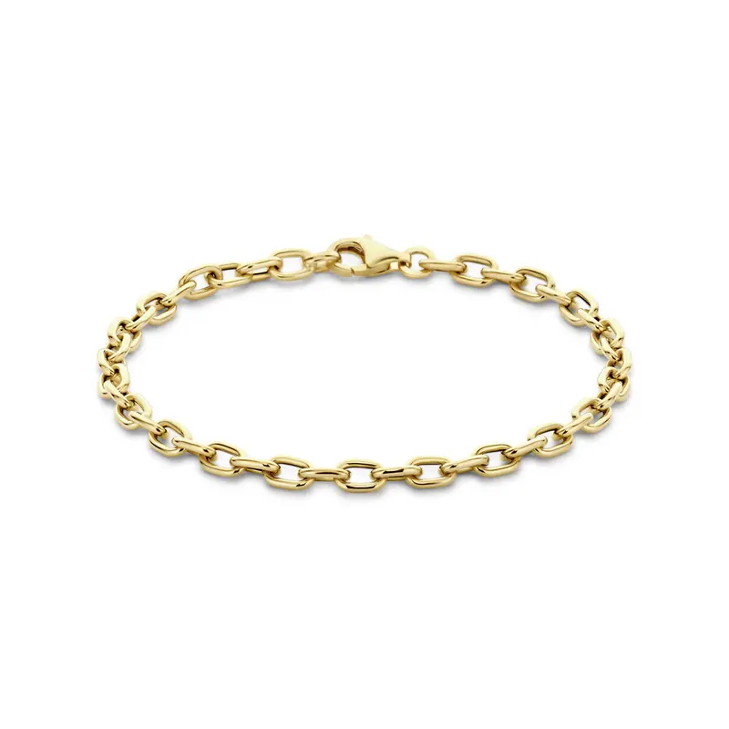 armband 4,5 mm 19 cm 14K geelgoud
