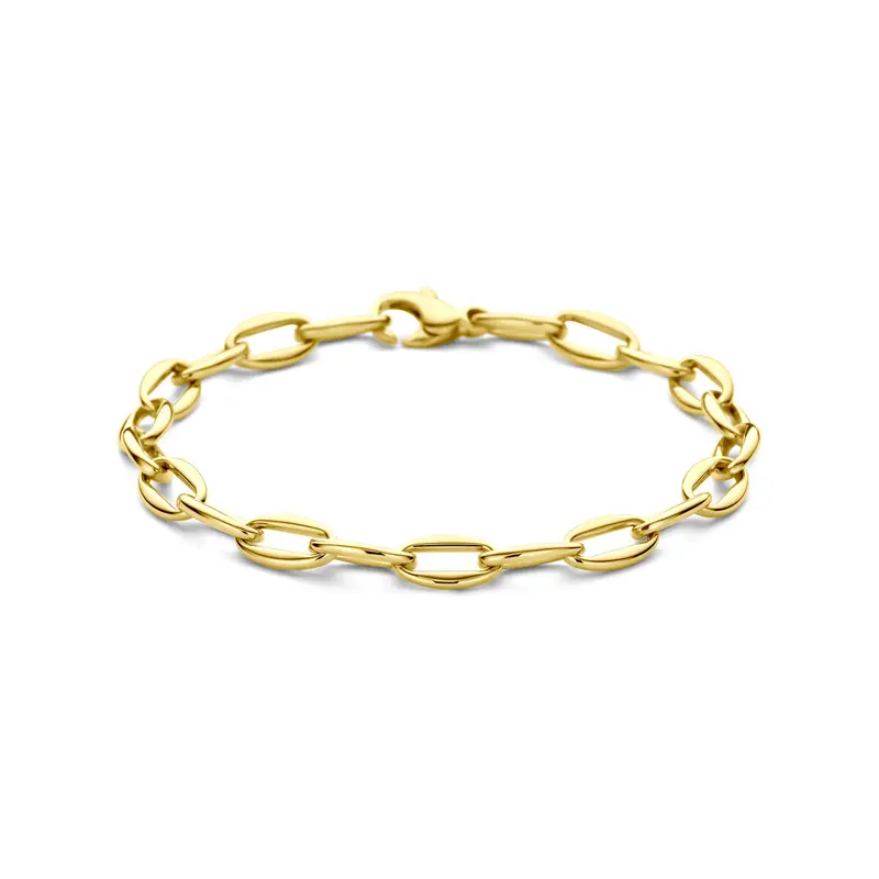 Armband 6 mm 18,5 cm 14K geelgoud