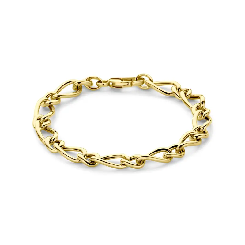 Armband 7,4 mm 14K geelgoud 19 cm