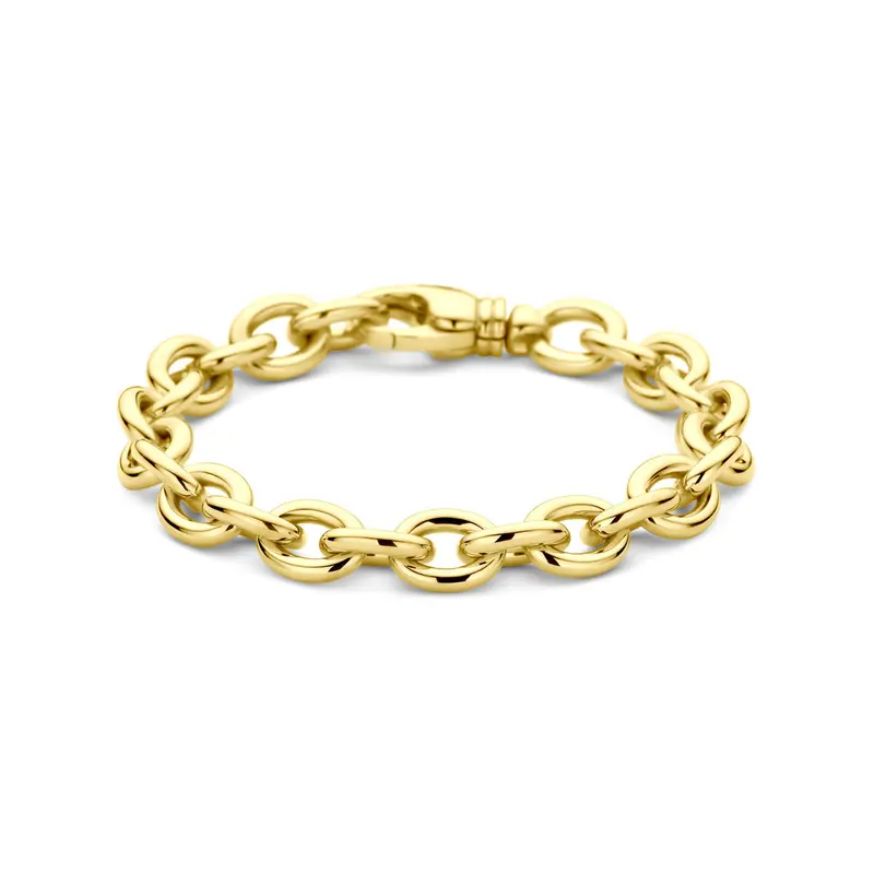 Armband 9,5 mm 19 cm 14K geelgoud