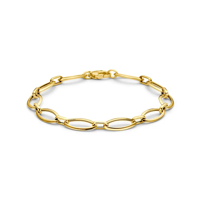 Armband 9K geelgoud 7,5 mm 19 cm – 8002023