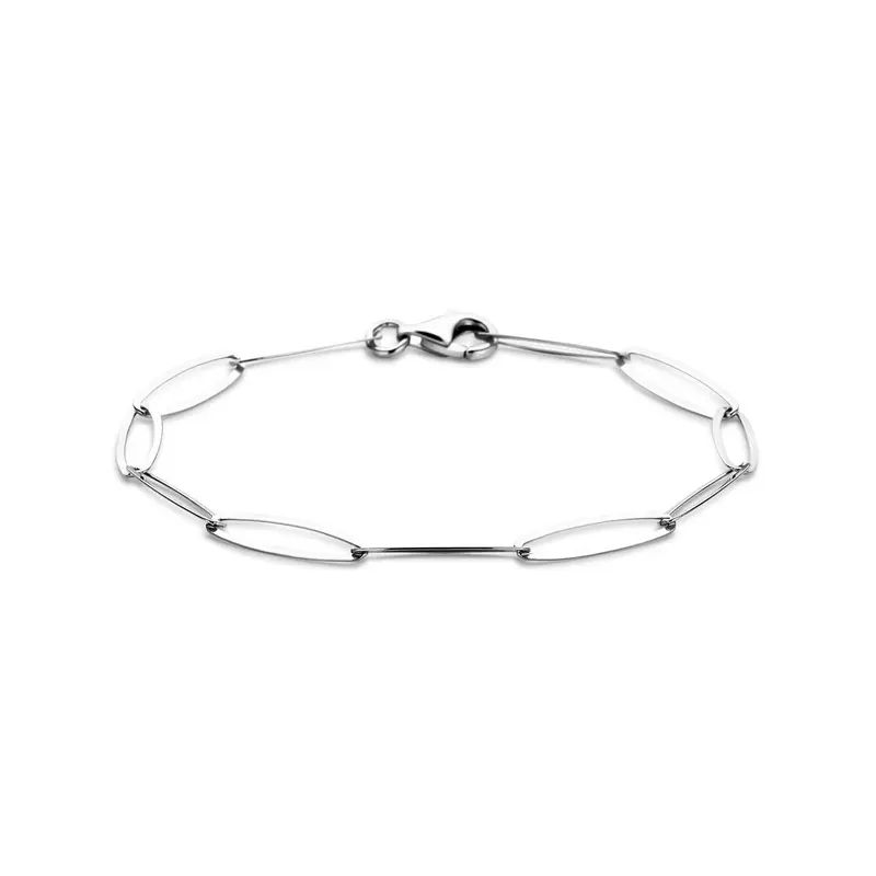 Armband anker 5,1 mm 19 cm zilver