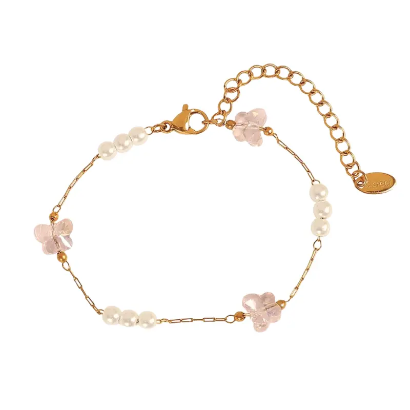 Armband butterfly pearl