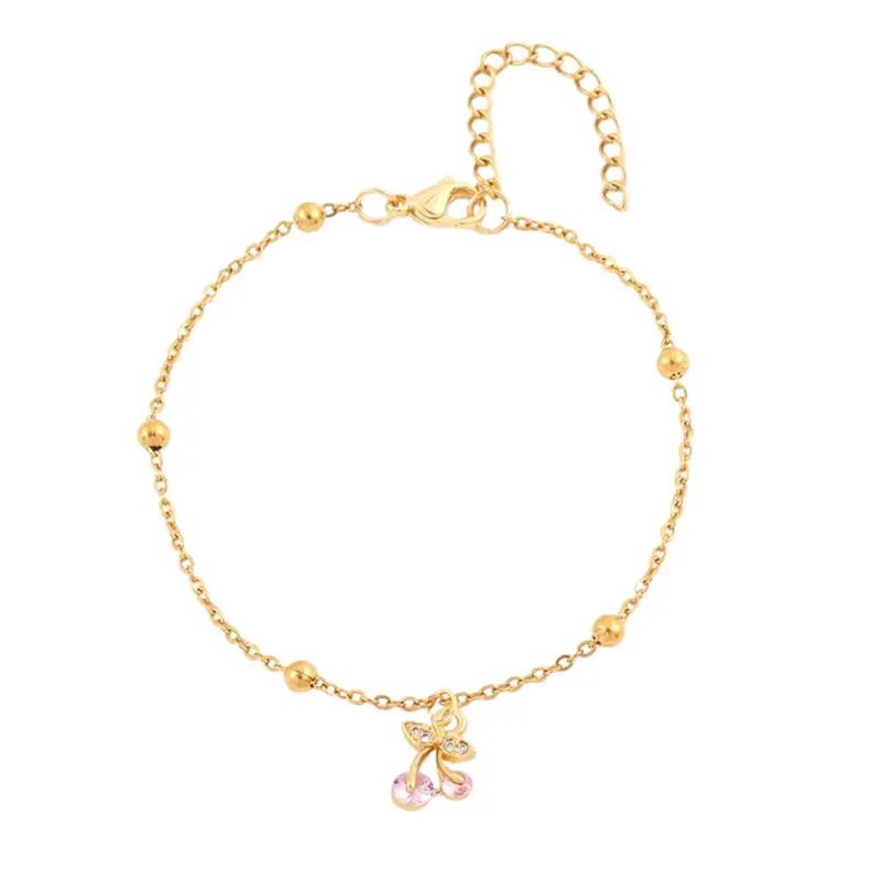 Armband cherry roze