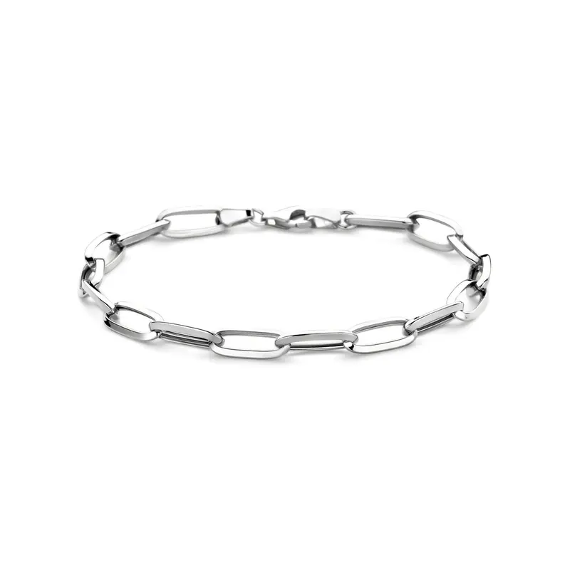Armband closed forever 5,8 mm 18,5 cm 14K witgoud