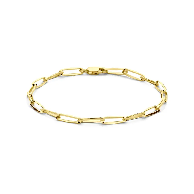 Armband closed forever massief 3,5 mm 14K geelgoud