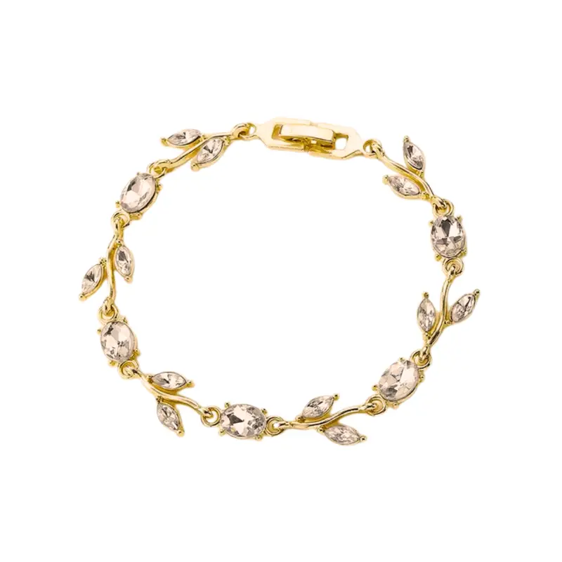 Armband flora tulip wit