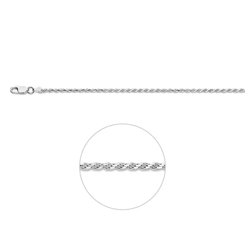 Armband Gerhodineerd Zilveren 2,2 mm – 8718834601127