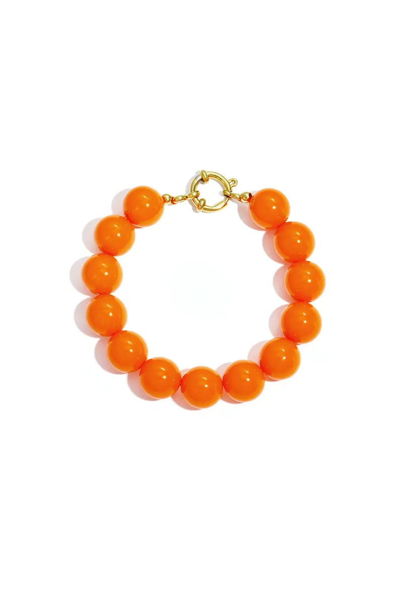 Armband | Grote kralen met grote sluiting