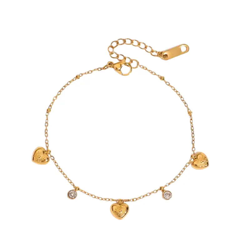 Armband heart charms