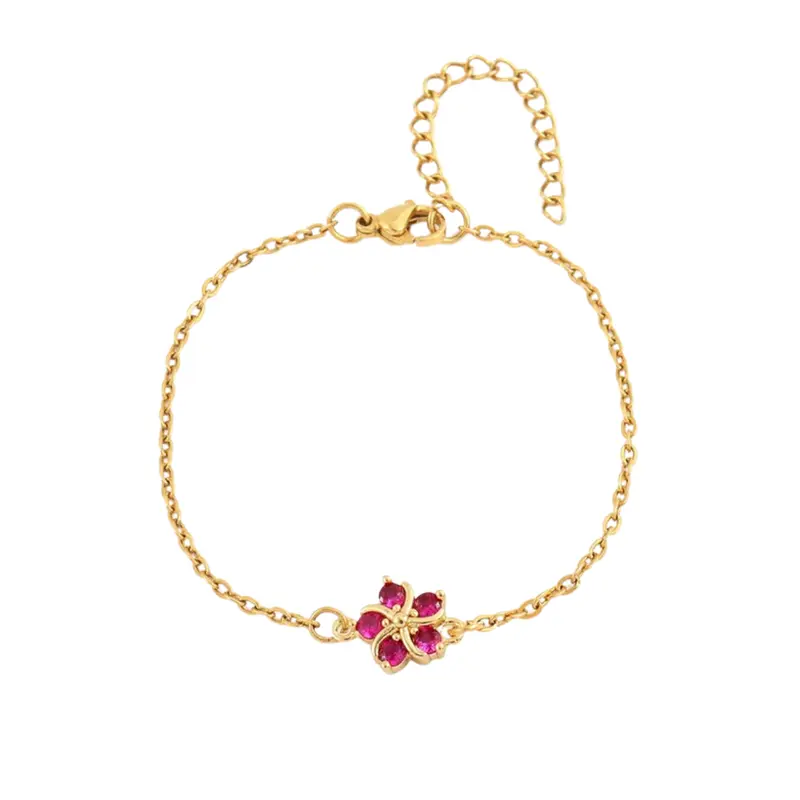 Armband laurel fuchsia