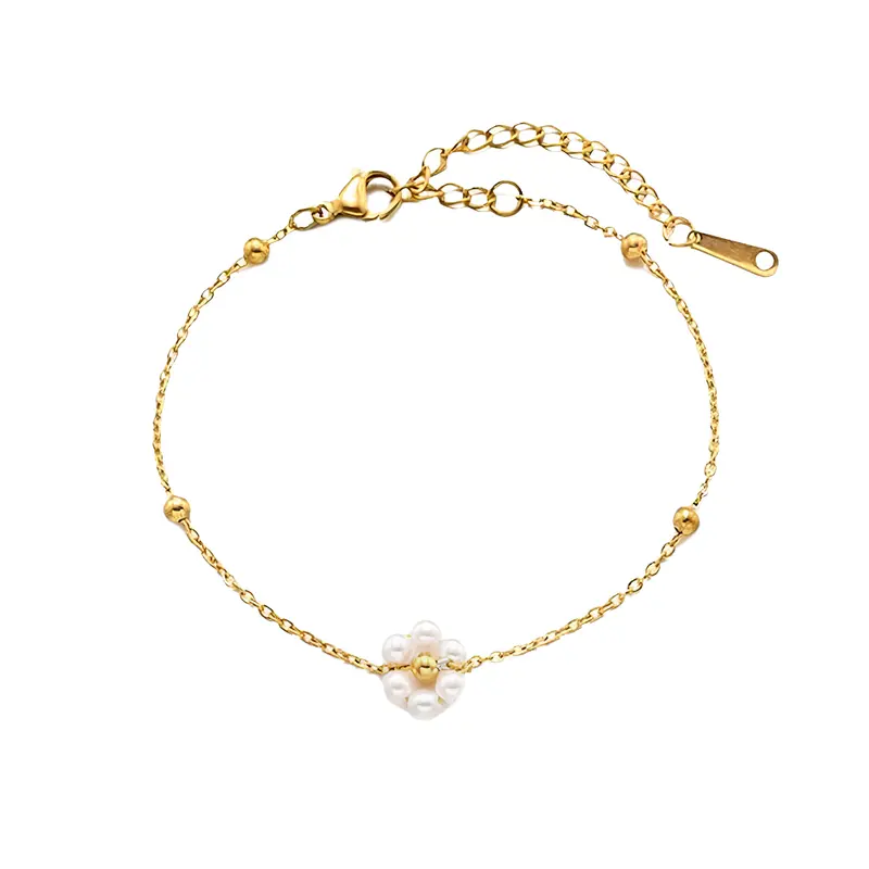 Armband pearl flower