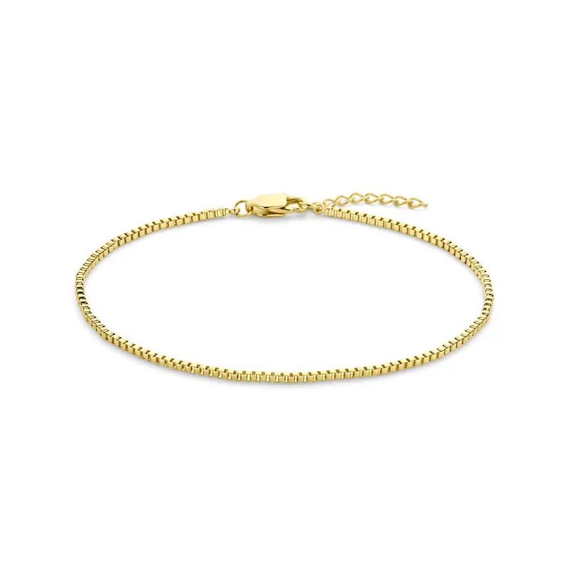 Armband venetiaans ion plating 1,5 mm 19 + 2 cm edelstaal