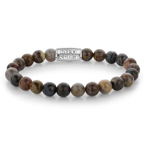 Autumn Rocks - 8mm - Kralen Heren Armband