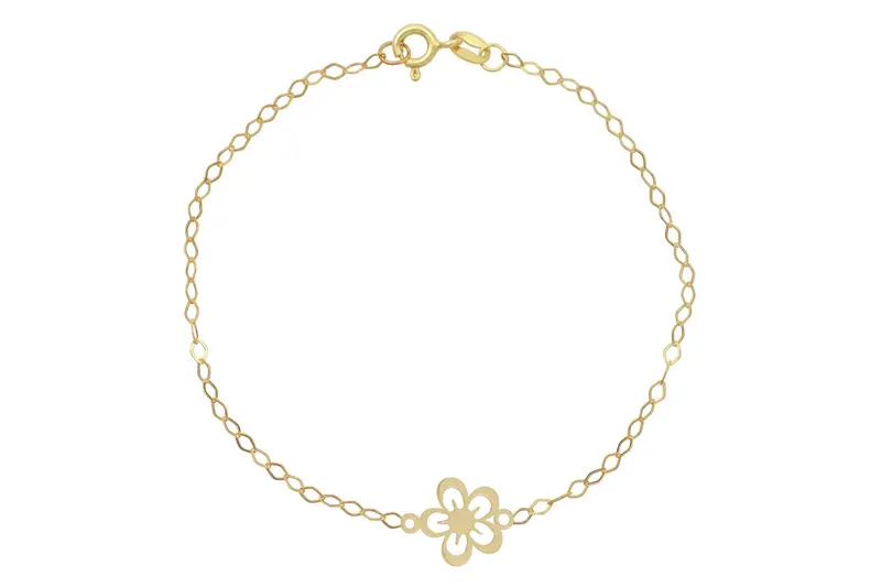Baby/Kinder Armband Bloem 14K Goud BeMy