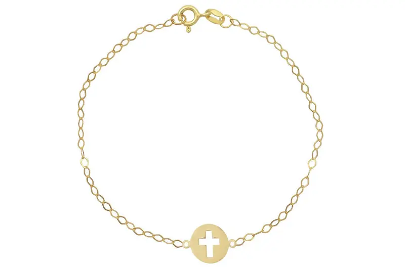 Baby/Kinder Armband Kruisje 14K Goud BeMy