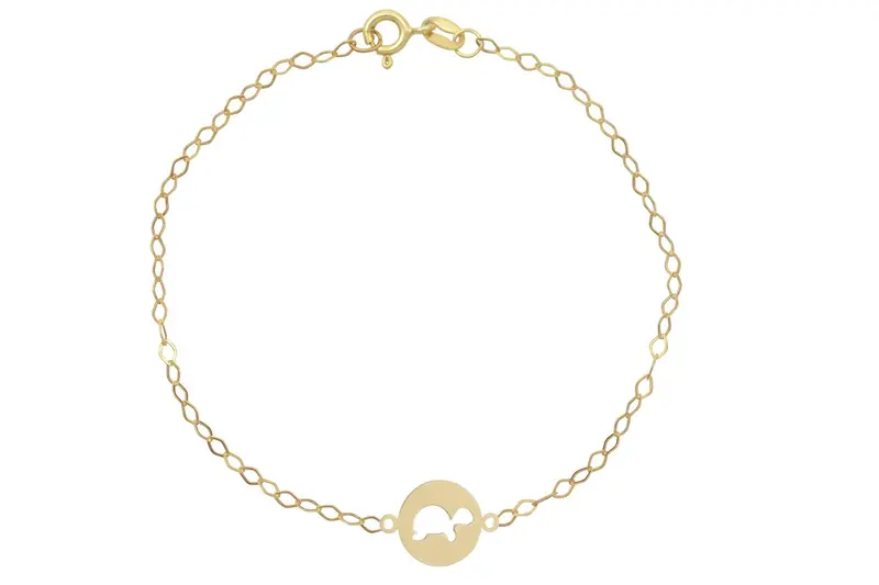 Baby/Kinder Armband Schildpad 14K Goud BeMy