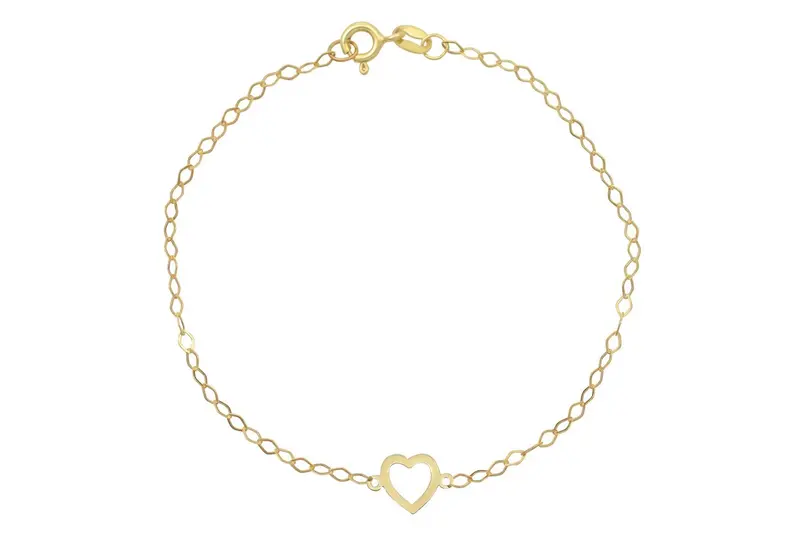 Baby/Kinder Armband Single Heart 14K Goud BeMy