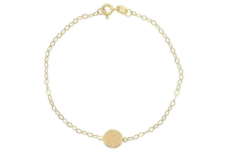 Baby/Kinder Armband Voetbal 14K Goud BeMy