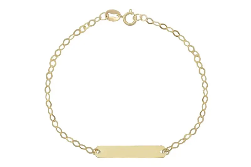 Baby/Kinder Plaatarmbandje 14K Goud