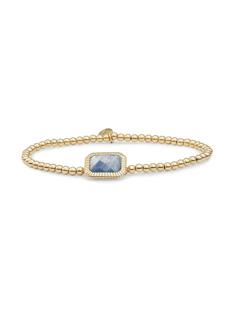 Baguette Armband Blue Aventurine