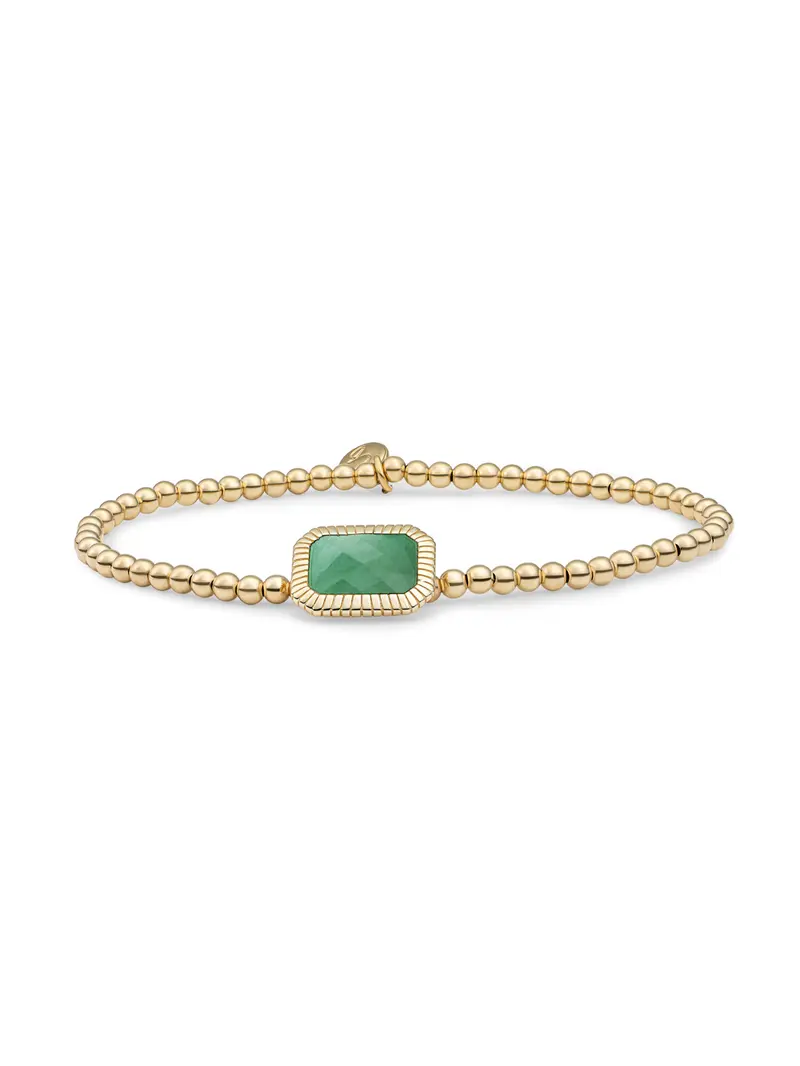 Baguette Armband Green Aventurine