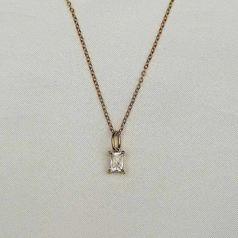 Baguette Diamond | Ketting