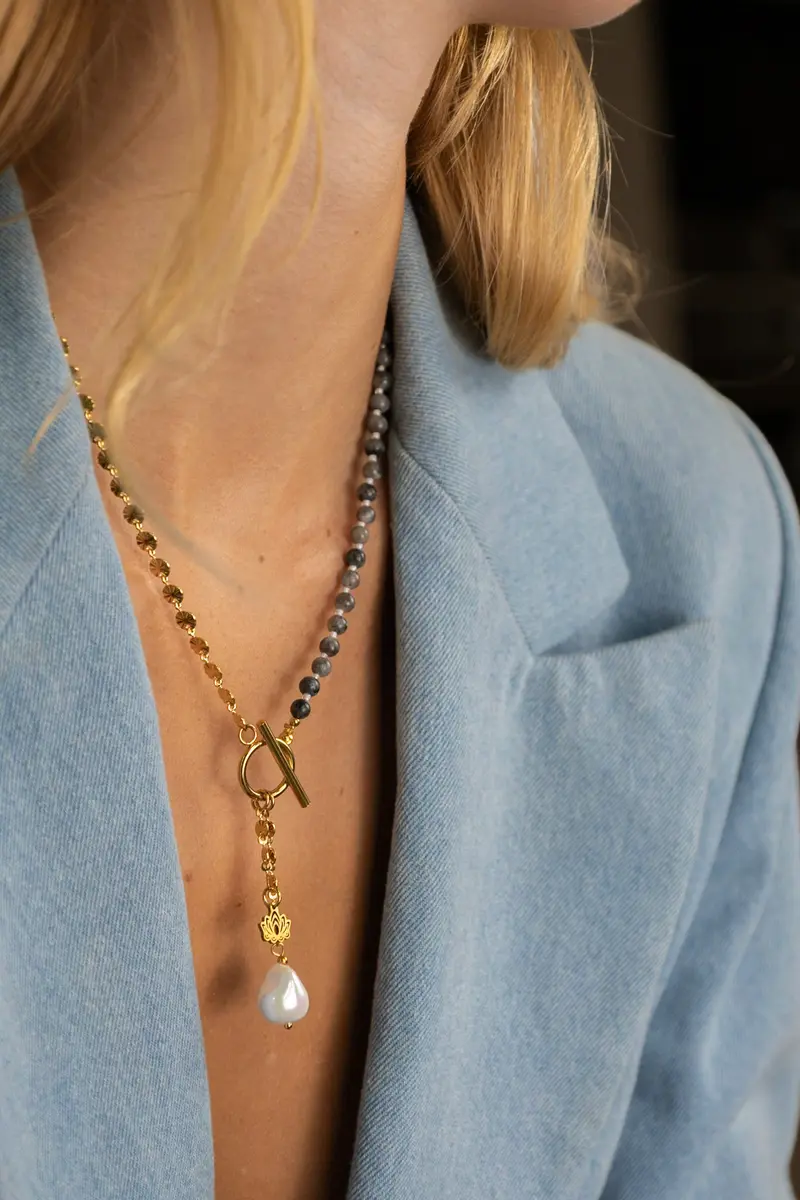 Balance in Style – 50/50 Ketting - Labradoriet