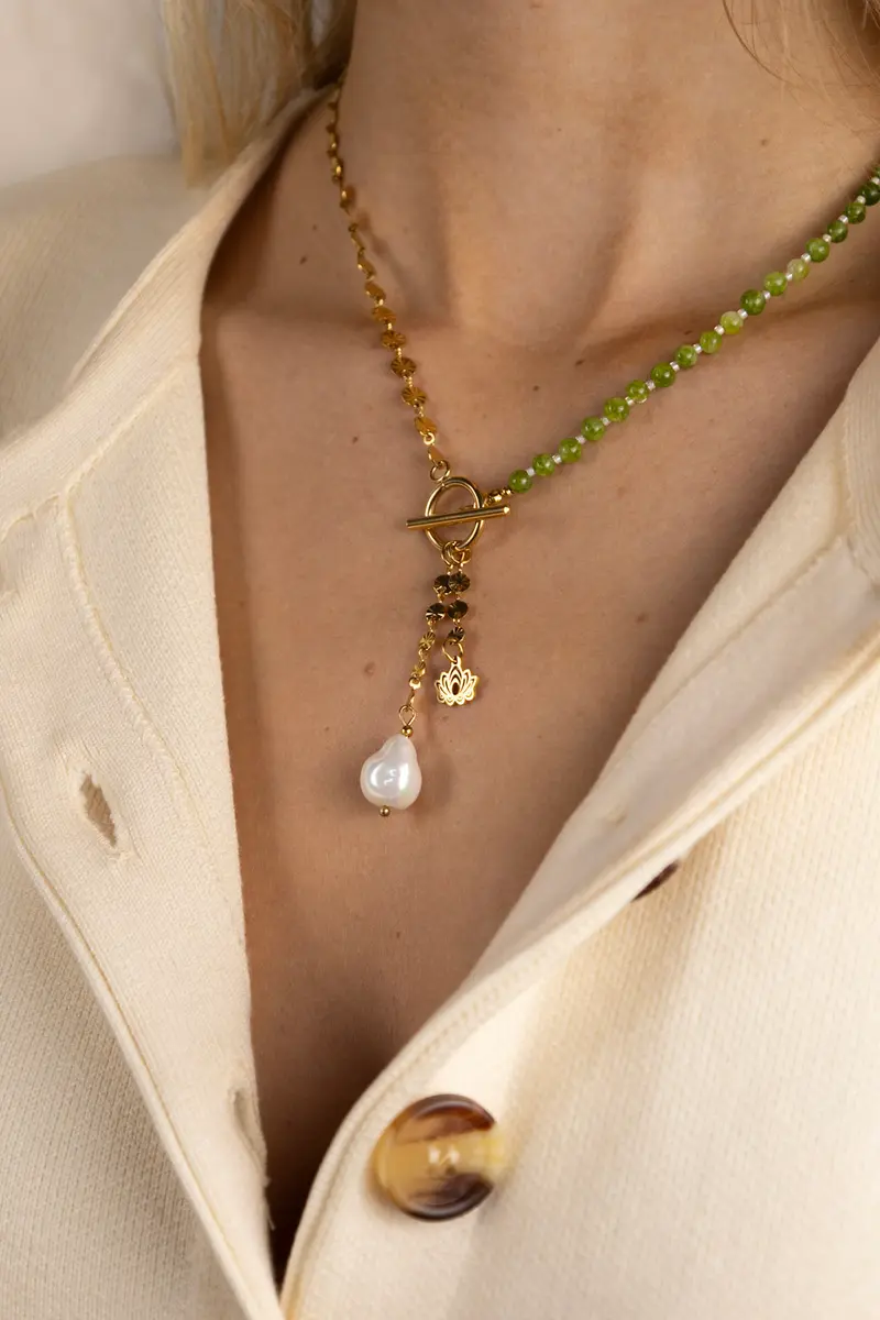 Balance in Style – 50/50 Ketting - Peridot