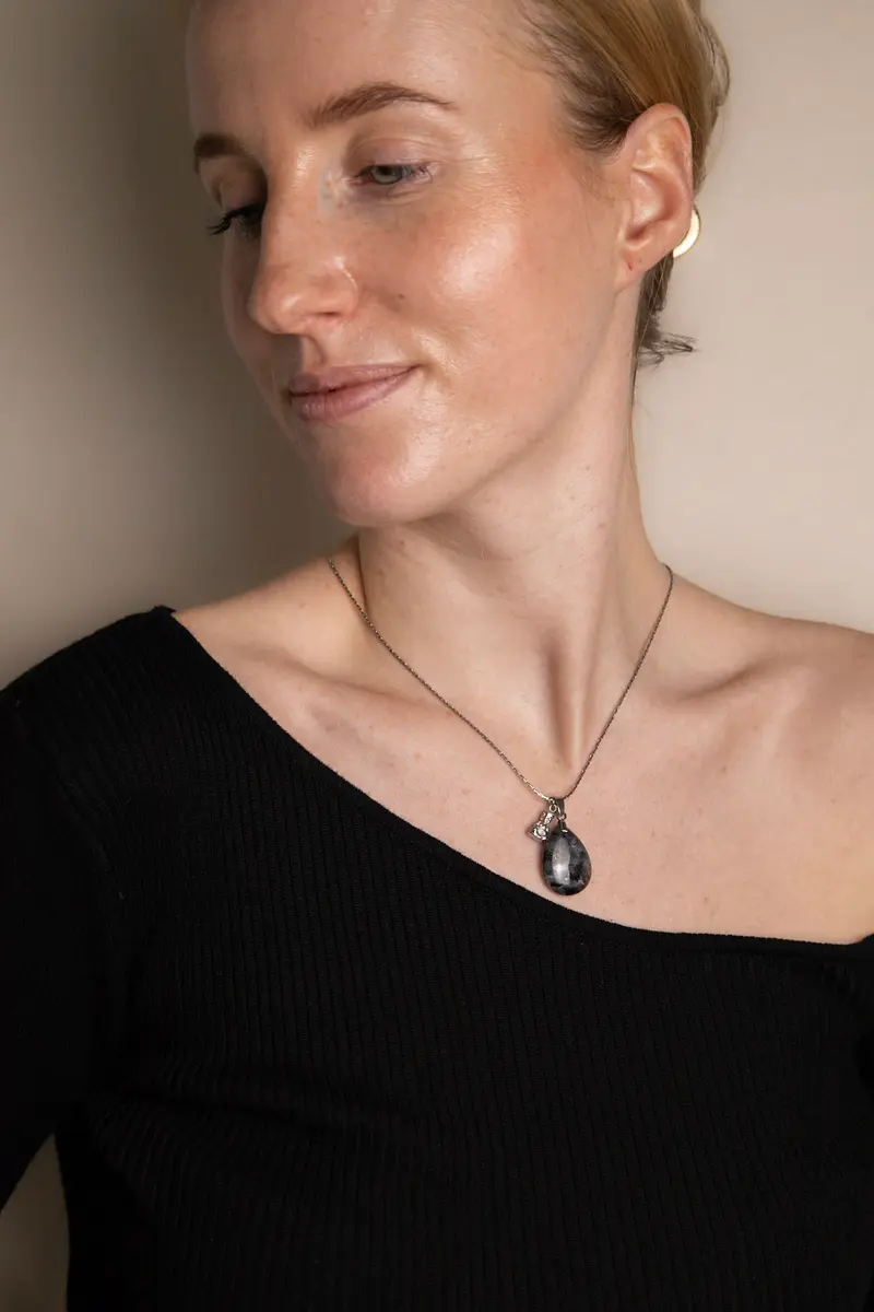 Bedelketting – Buddha & Labradoriet