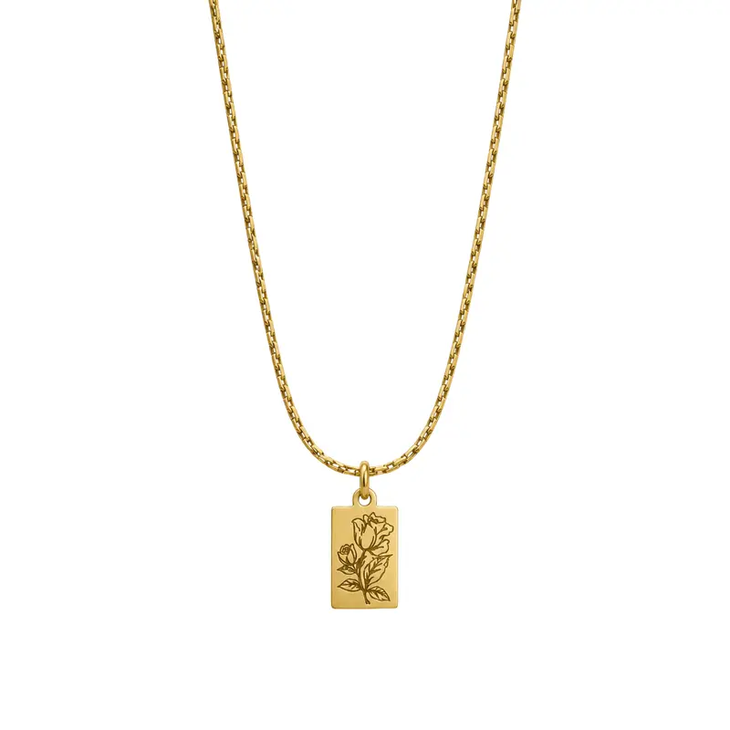 Bedelketting - Roos