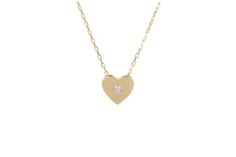 BeMy 14K Gold Hartje Ketting