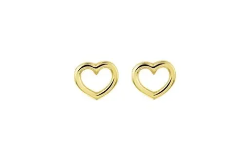 BeMy 14k Gold Mini Hartjes Oorbellen