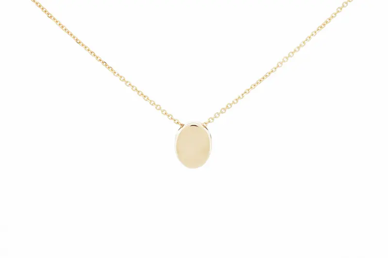 BeMy 14K Gold Petite Ovale Ketting