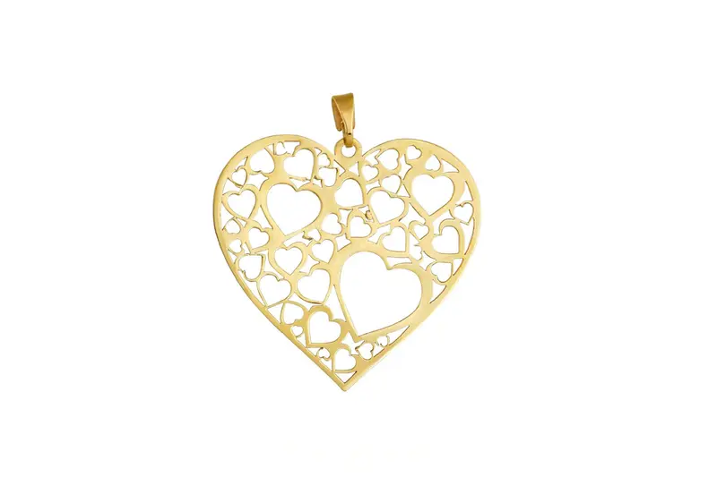 BeMy 14k Hartjes Hanger